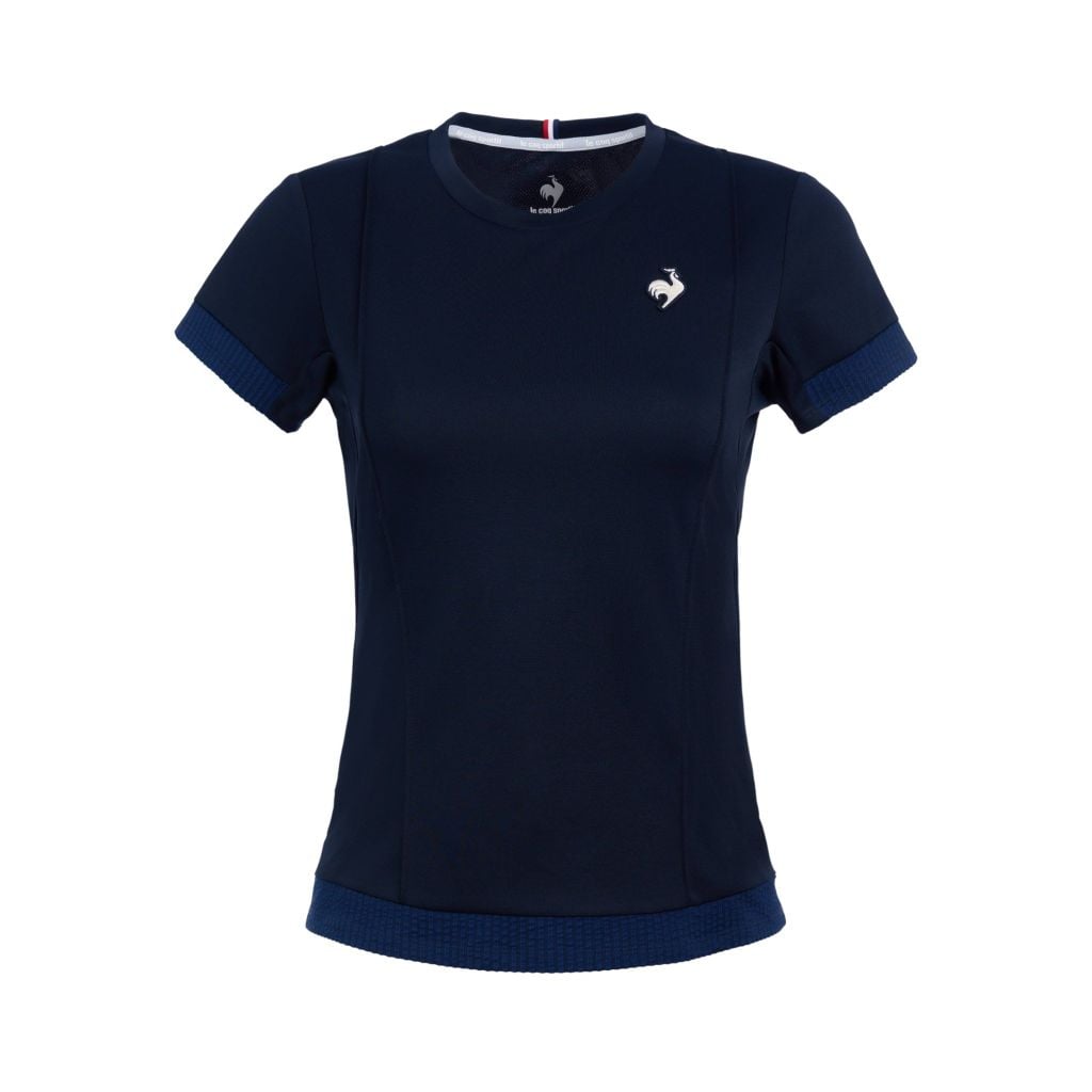 Áo T-shirt le coq sportif nữ LN5FHT21LV-NV00 navy chuẩn JTA thể thao