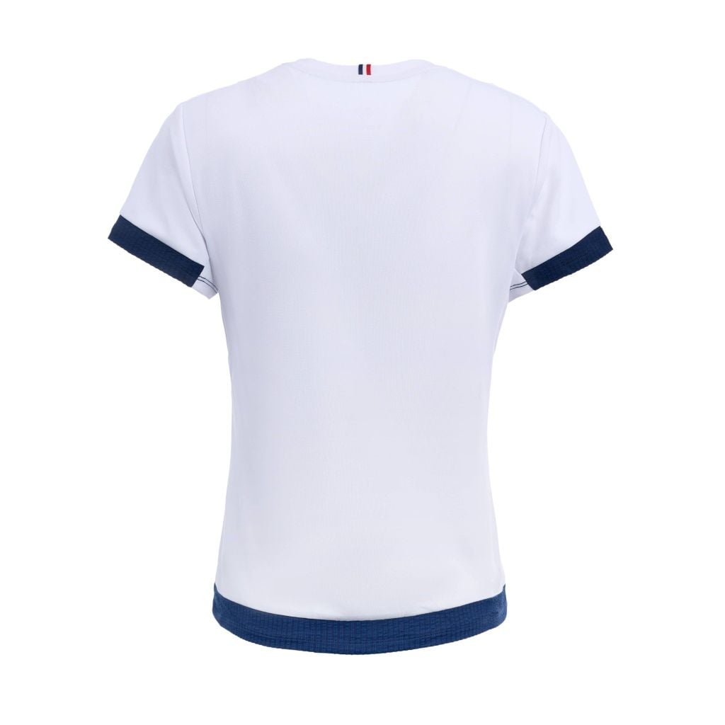 Áo T-shirt nữ trắng thoáng mát khử mùi hạn chế tia UV thi đấu mùa hè