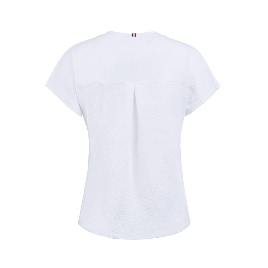 Áo T-shirt nữ trắng thể thao thoáng mát co giãn khử mùi cao cấp