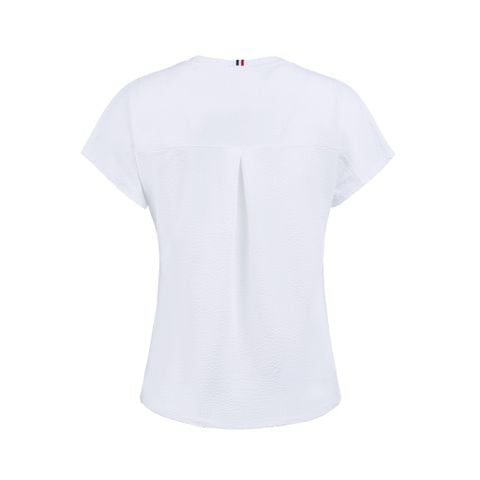 Áo T-shirt nữ trắng thể thao thoáng mát co giãn khử mùi cao cấp