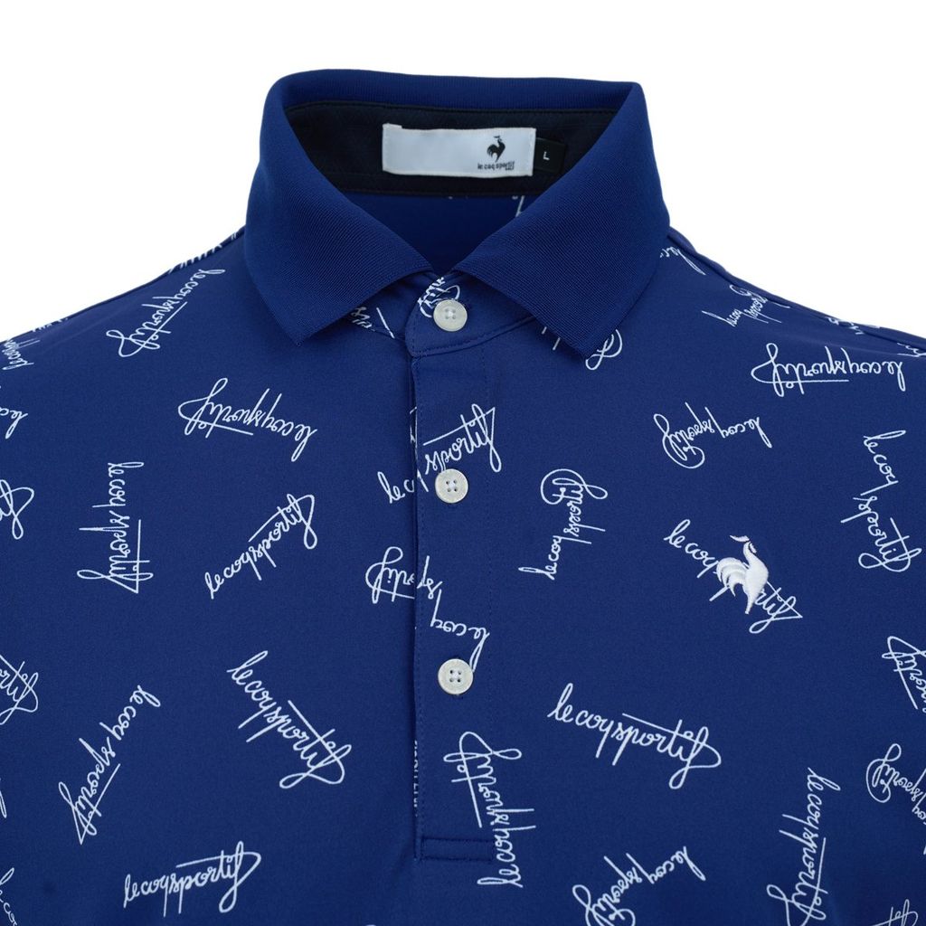 Áo Polo le coq golf Nam LG5FHS11MV-BL00