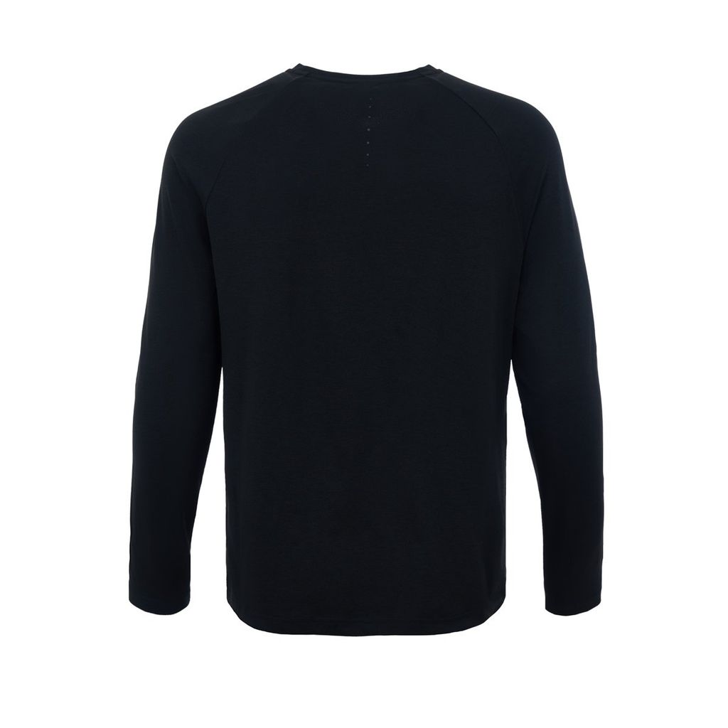 Áo dài tay không cổ le coq sportif Nam QQ313ERL71-BLK0