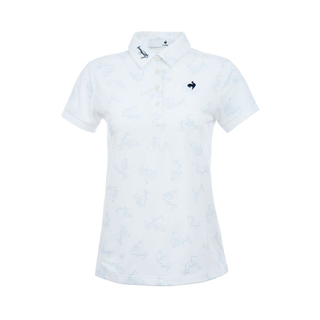 Áo Polo le coq golf Nữ LG5FHS03LV-WH00