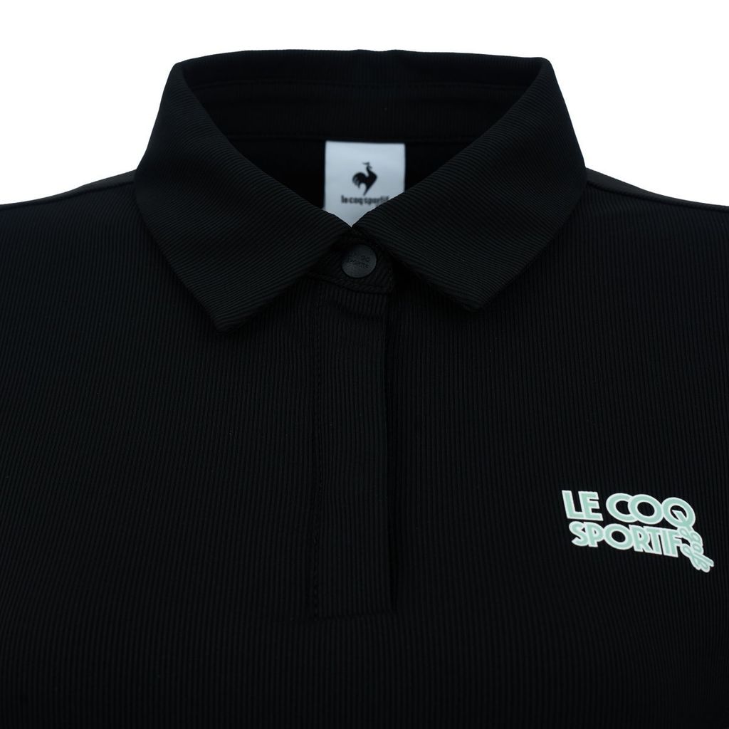 Áo dài tay có cổ le coq golf Nữ GQ322LTL81-BLCK