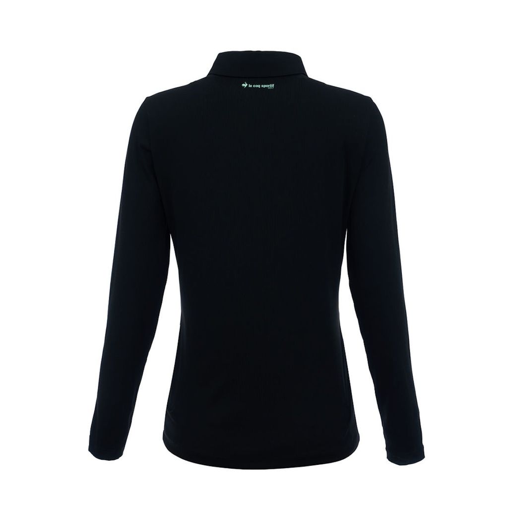 Áo dài tay có cổ le coq golf Nữ GQ322LTL81-BLCK