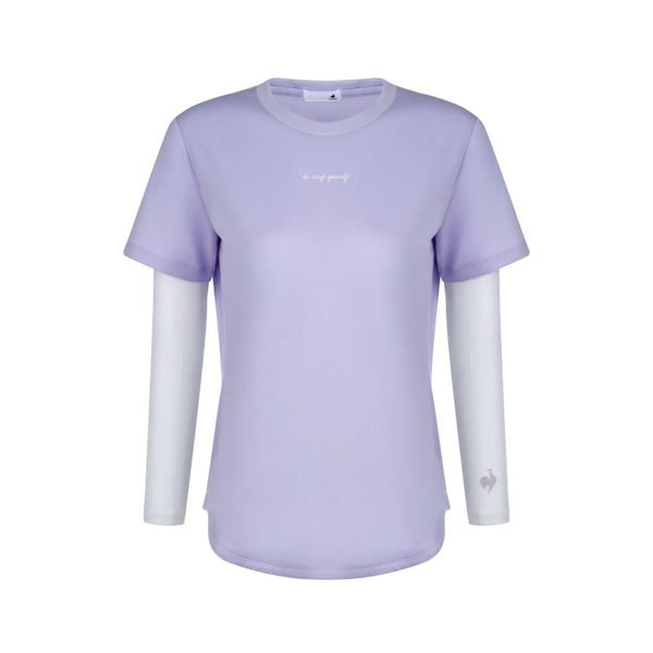 Áo T-shirt kèm găng cánh tay le coq sportif Nữ LT6FHT02LV-PP00