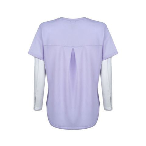 Áo T-shirt kèm găng cánh tay le coq sportif Nữ LT6FHT02LV-PP00