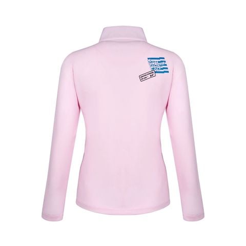 Áo dài tay cổ half-zip le coq golf Nữ LG6FLSG2LV-PK00