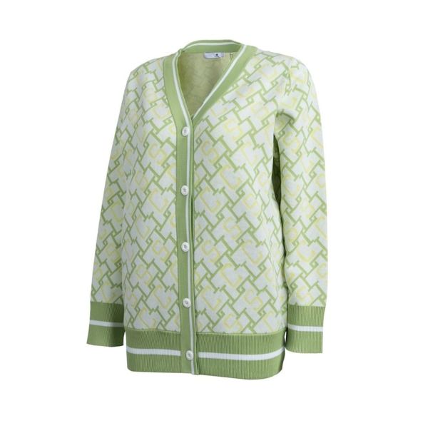 Áo cardigan le coq golf Nữ LG4FSTR0LV-GR00