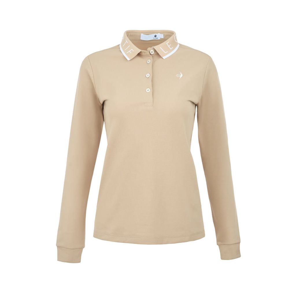 Áo dài tay có cổ le coq golf Nữ LG5FLS00LV-BG00