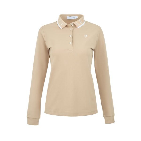 Áo dài tay có cổ le coq golf Nữ LG5FLS00LV-BG00