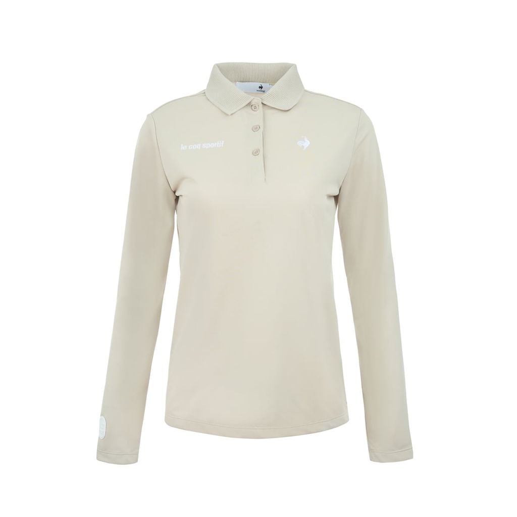 Áo dài tay có cổ le coq golf Nữ LG5SLS01LV-BG00