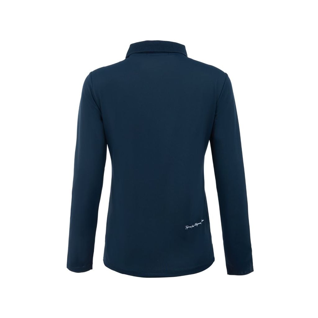 Áo dài tay có cổ le coq golf Nữ LG5SLS01LV-NV00