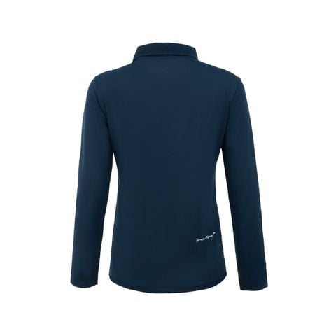 Áo dài tay có cổ le coq golf Nữ LG5SLS01LV-NV00