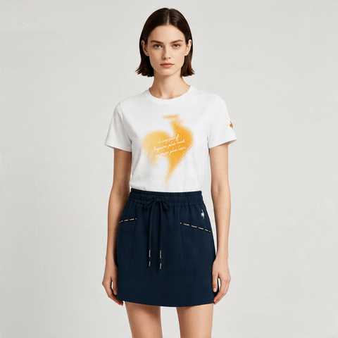 Áo T-shirt le coq sportif Nữ LT6SHT01LV-WH00
