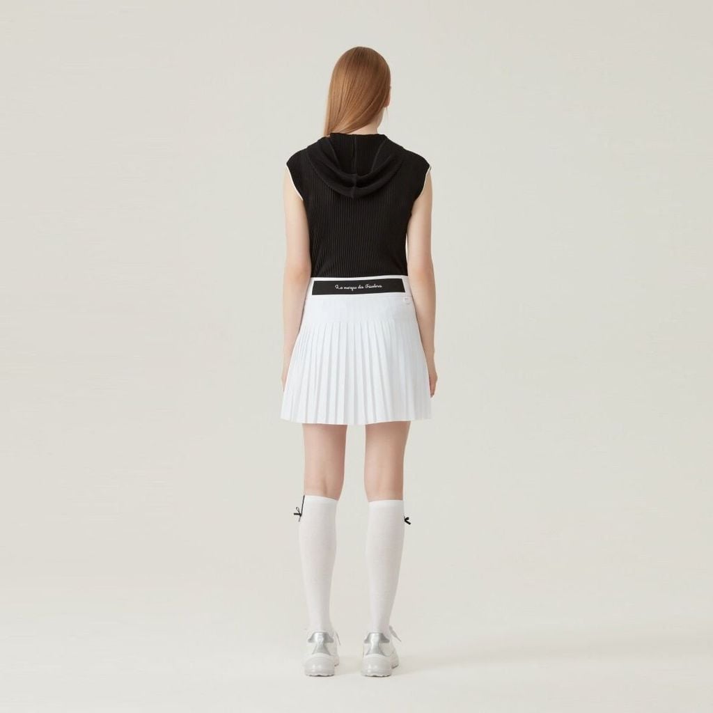 Áo sát nách le coq golf Nữ GP222LSL54-BLCK