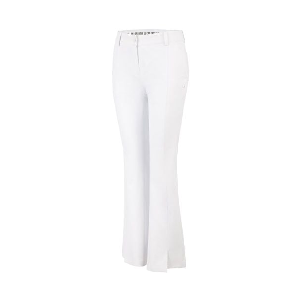 Quần golf nữ Le Coq GQ222LPT61 màu trắng dáng ống loe thời trang