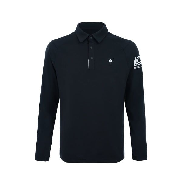 Áo dài tay có cổ le coq golf Nam GQ321MTL91-BLCK