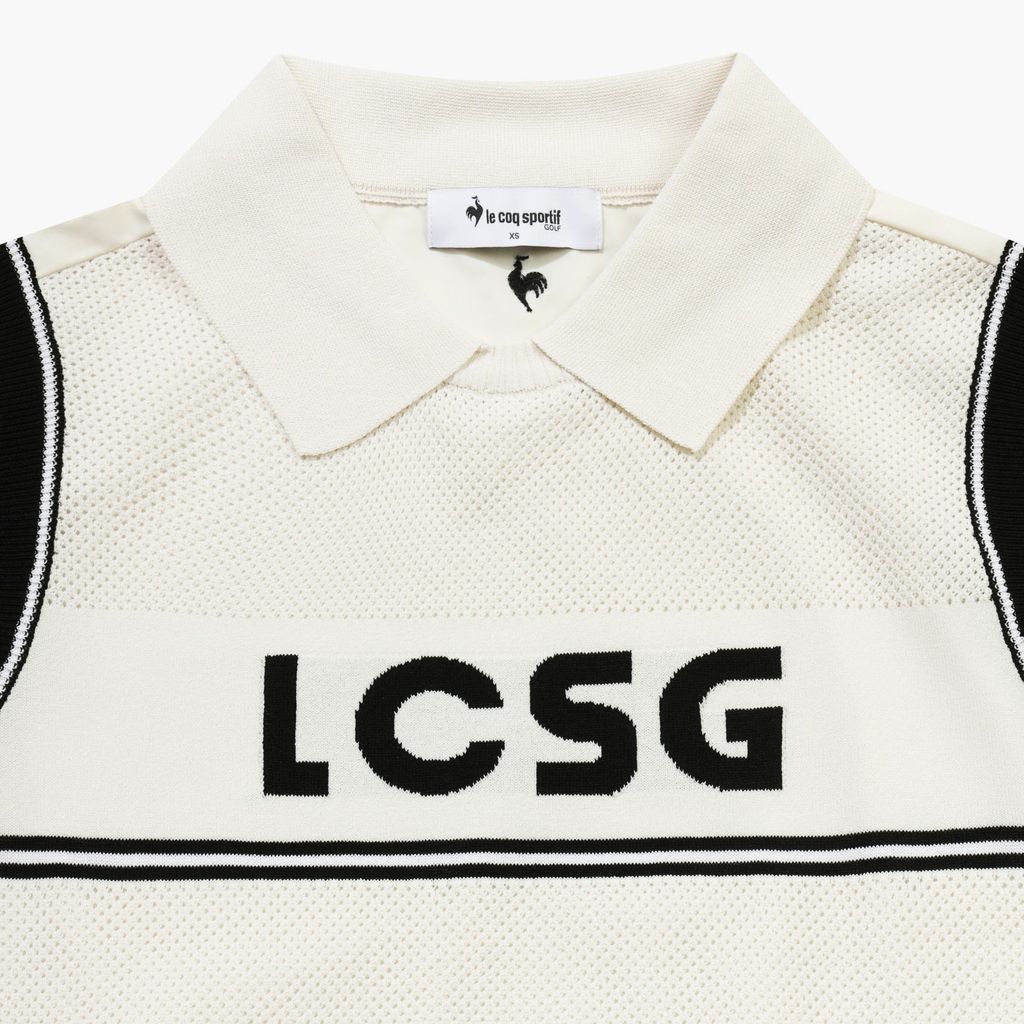 Áo len gile le coq golf Nữ GQ322LKV71-LBGE