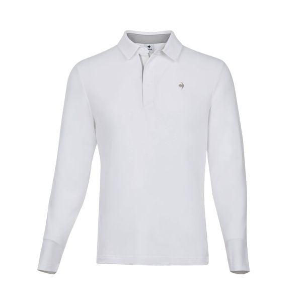 Áo dài tay có cổ le coq golf Nam GR121MTL11-WHTE
