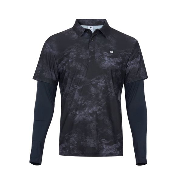 Áo dài tay có cổ le coq golf Nam GR221MTL41-BLCK
