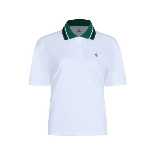 Áo Polo le coq golf Nữ GR222LTS41-WHTE