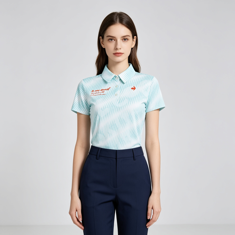 Áo Polo le coq golf Nữ LG6SHST1LV-SA00