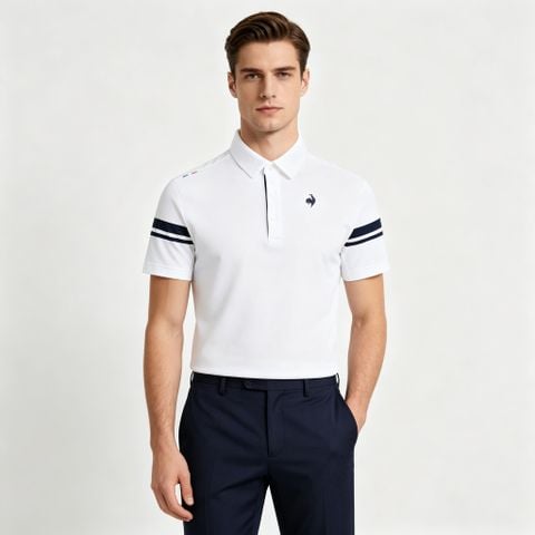 Áo Polo le coq sportif Nam LT6SHS42MV-WH00