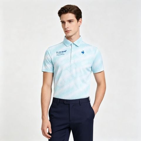 Áo Polo le coq golf Nam LG6SHST4MV-SA00