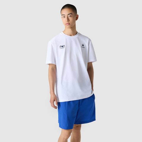 Áo T-shirt le coq sportif Nam QQ223TRS51-WHT0