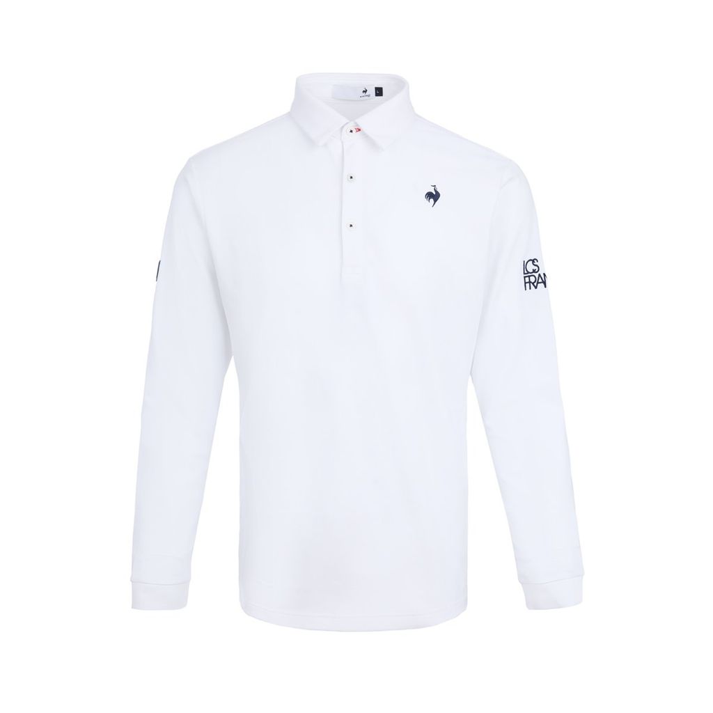 Áo dài tay có cổ le coq golf Nam LG5FLSV0MV-WH00