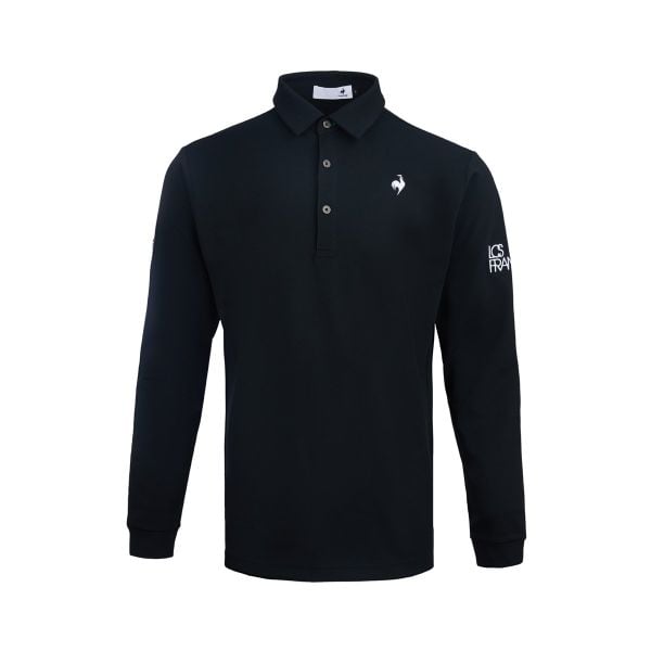 Áo dài tay có cổ le coq golf Nam LG5FLSV0MV-BK00