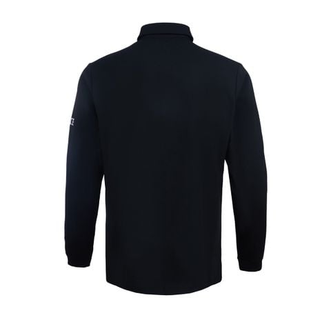 Chi tiết cổ bẻ áo golf nam Le Coq Sportif LG5FLSV0MV-BK00 sang trọng