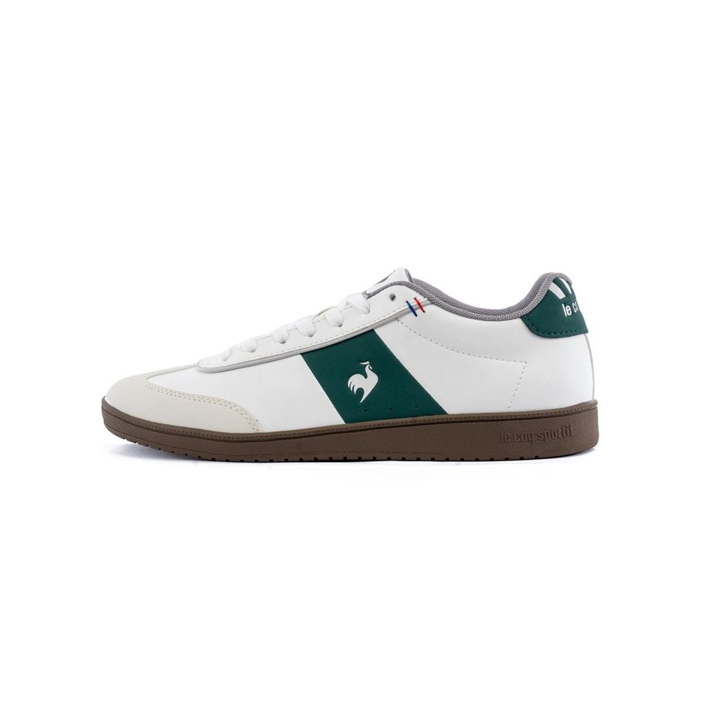 Giày thời trang Le Coq Sportif Unisex LU5FSN55UZ-WHWR màu trắng viền xanh phong cách Pháp