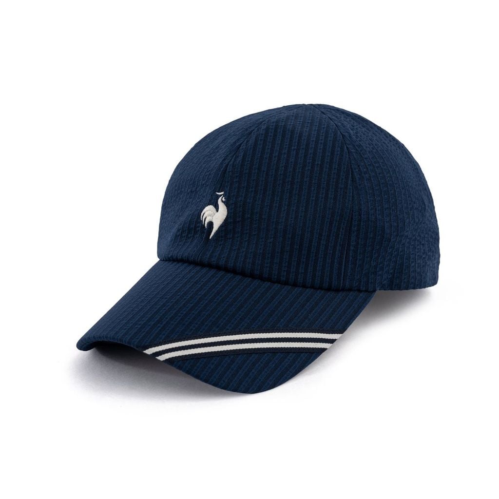 Mũ lưỡi trai nam Le Coq Sportif LN5FCP13MV-NV00 màu navy trắng thể thao.