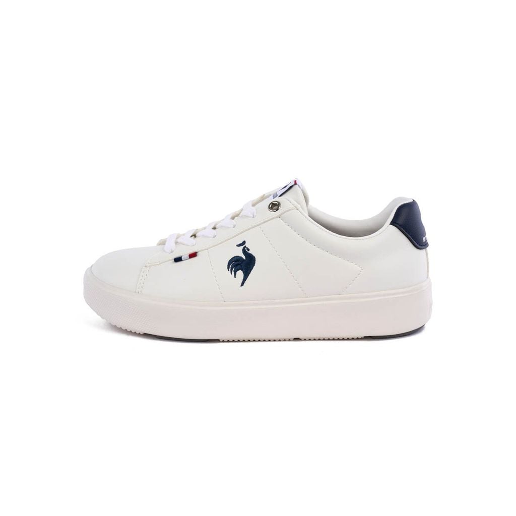 Giày nữ Le Coq Sportif LU5SSN05LZ-WHNV màu trắng navy phong cách Pháp tối giản
