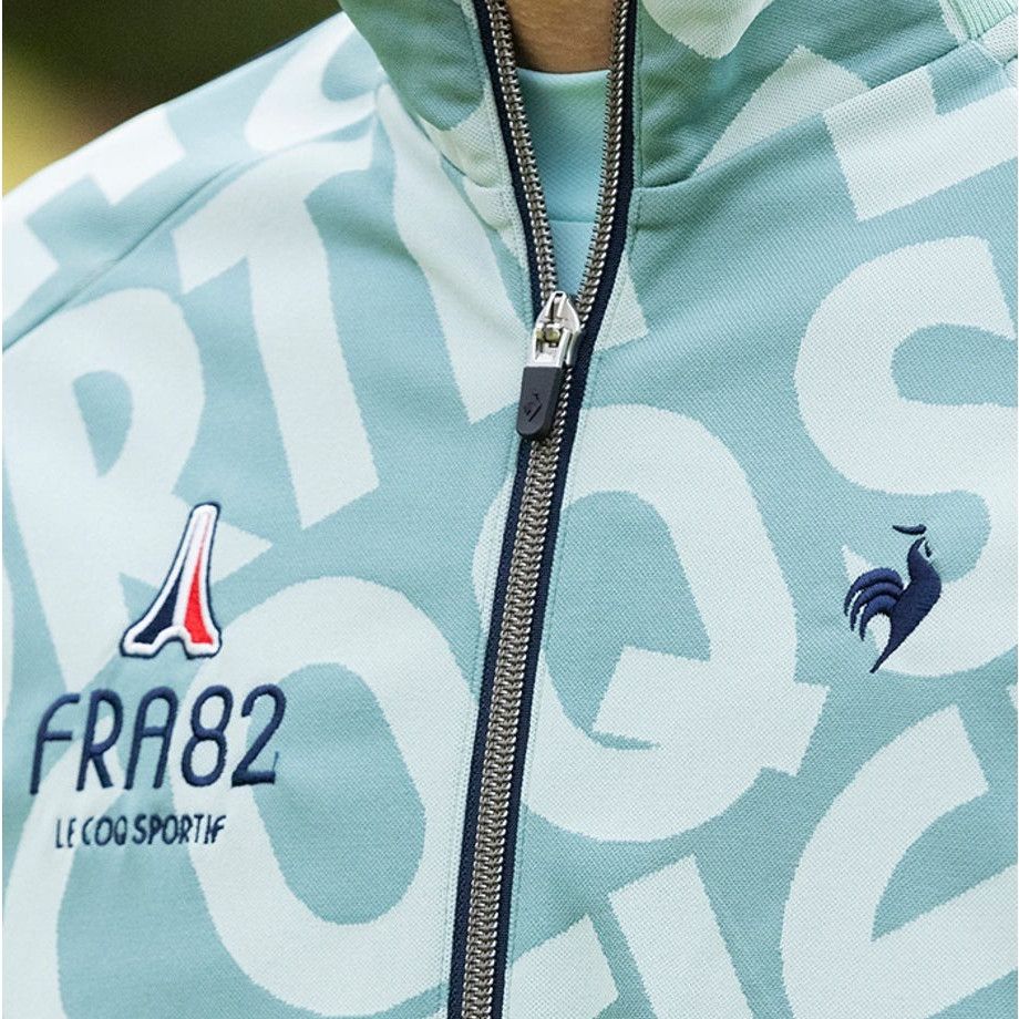 Áo khoác nỉ le coq golf Nam QGMXJL53V-GR00