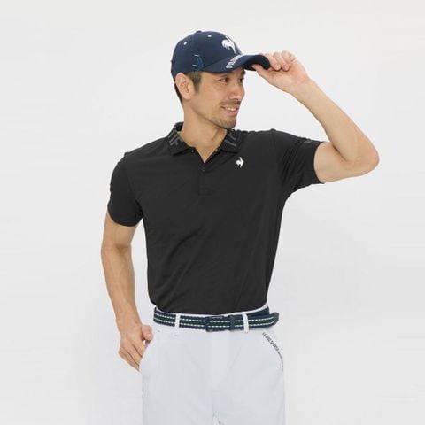 Áo Polo le coq golf Nam LG6SHSA0MV-BK00