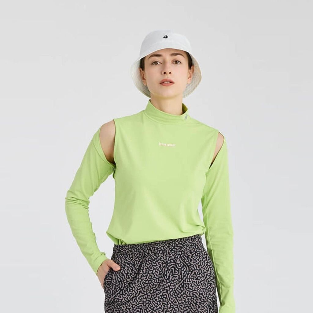 Áo dài tay 2 trong 1 le coq golf Nữ LG4FTZR0LV-GR00