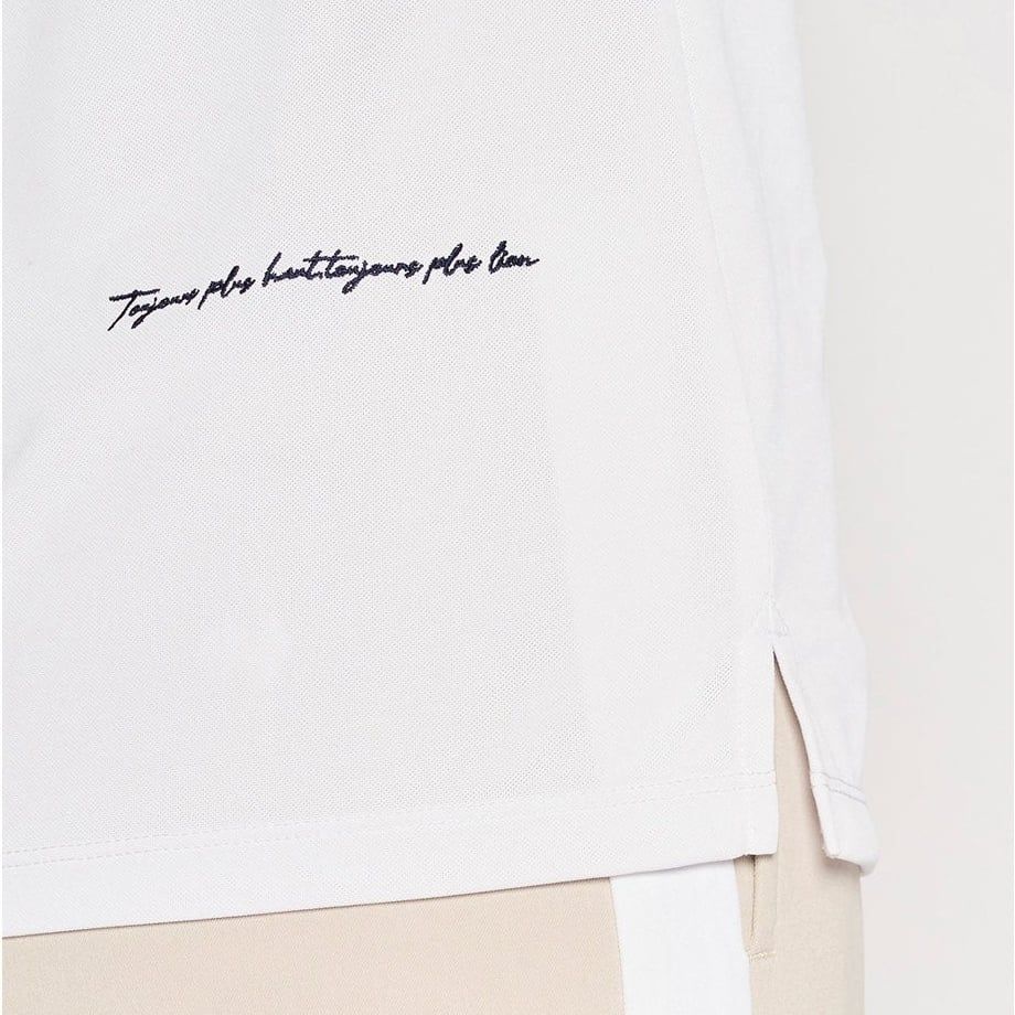 Áo dài tay có cổ le coq golf Nữ LG5SLS01LV-WH00