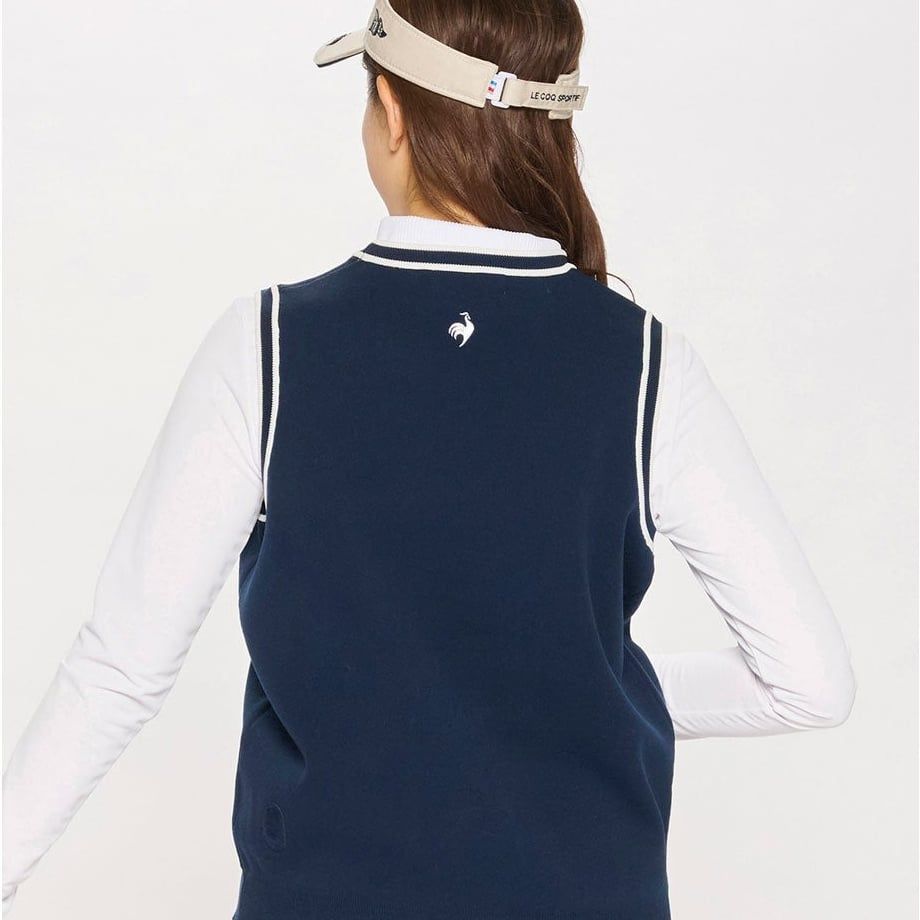 Áo len gile le coq golf Nữ LG5SVE50LV-NV00