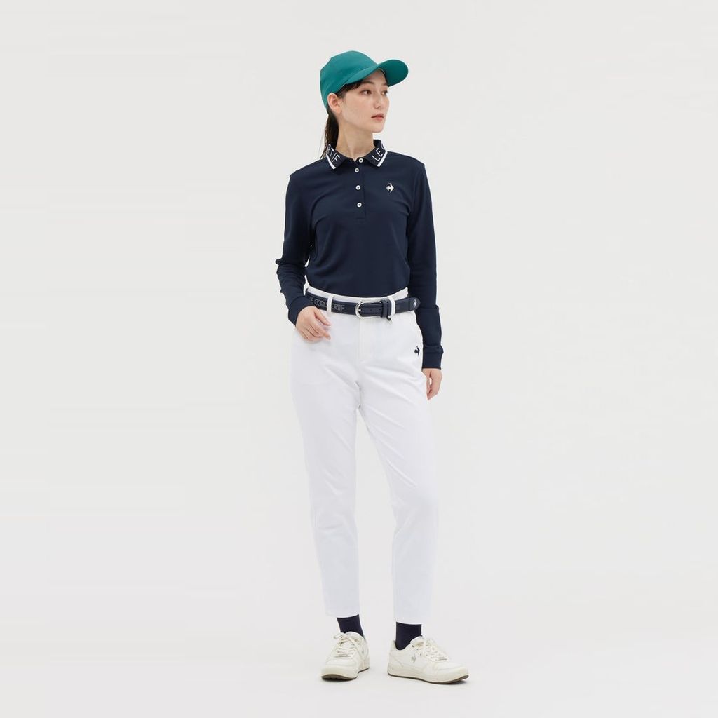 Áo dài tay có cổ le coq golf Nữ LG5FLS00LV-NV00