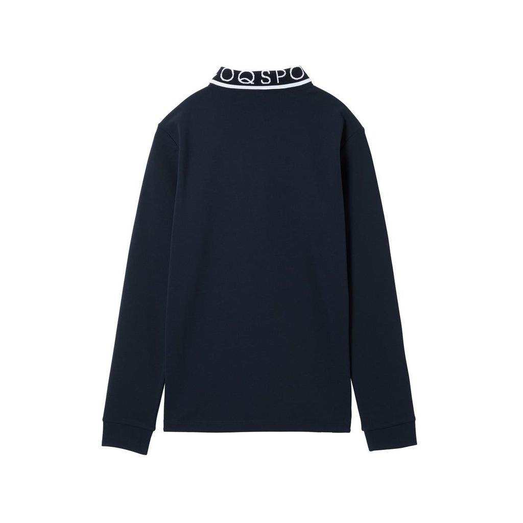 Áo dài tay có cổ le coq golf Nữ LG5FLS00LV-NV00