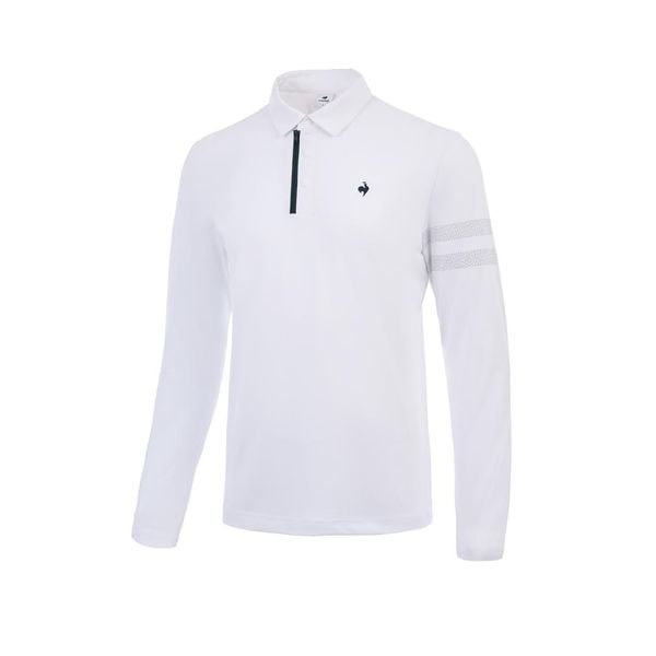 Áo dài tay có cổ le coq golf Nam GQ121MTL12-WHTE