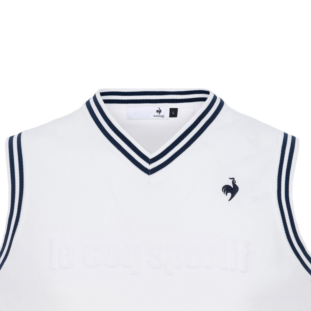 Áo len gile le coq golf Nam LG5SVE50MV-WH00