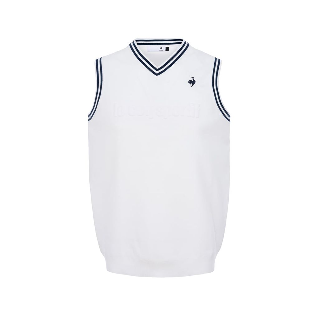 Áo len gile le coq golf Nam LG5SVE50MV-WH00