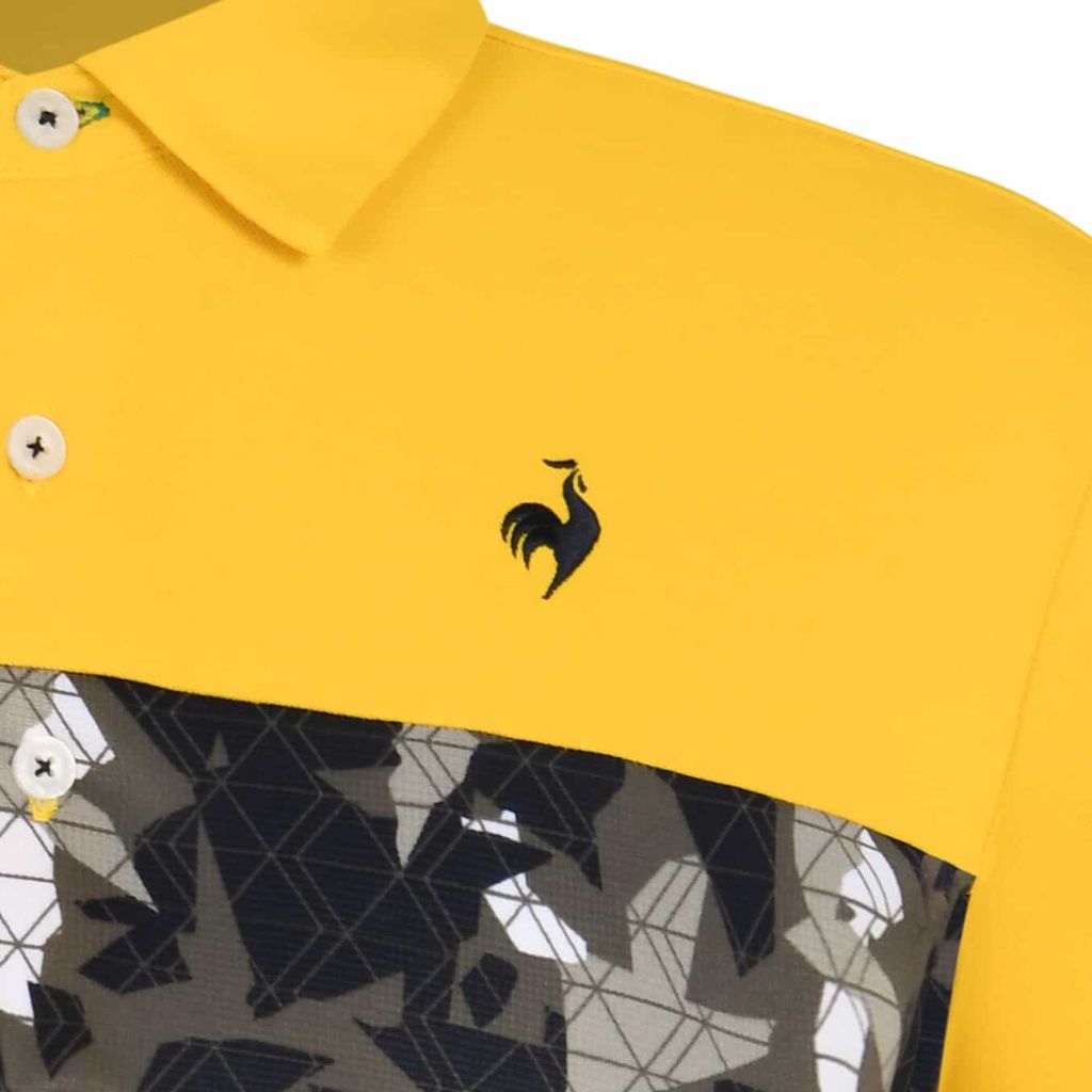 Áo polo Le Coq Sportif nam, phong cách cổ điển kết hợp họa tiết theo mùa, tiện dụng vận động.