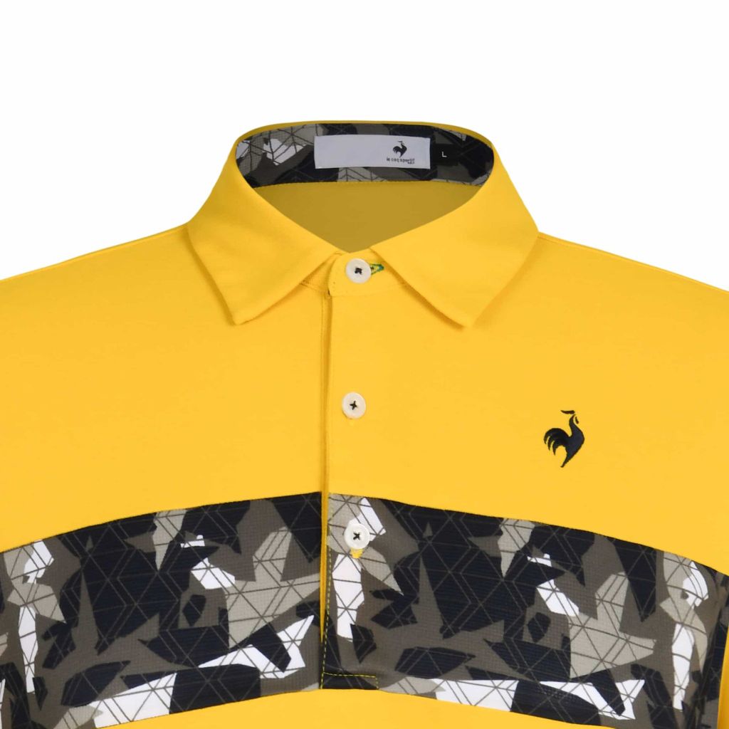 Áo golf nam tay ngắn Le Coq Sportif, hạn chế tác động tia UV (UPF15), băng khử mùi DeoScreen.