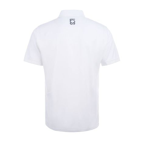 Áo golf nam Le Coq Sportif trắng thoáng khí, thấm hút mồ hôi nhanh khô