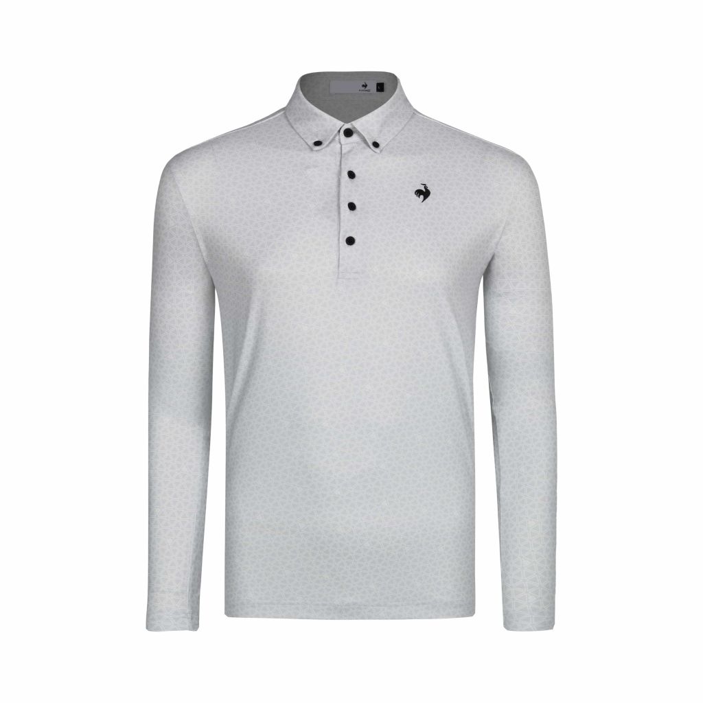 Áo dài tay có cổ le coq golf Nam LG5FLS01MV-GY00